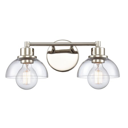 Julian 16'' Wide 2Light Vanity Light, Polished Nickel -  ELK SHOWROOM, 89921/2